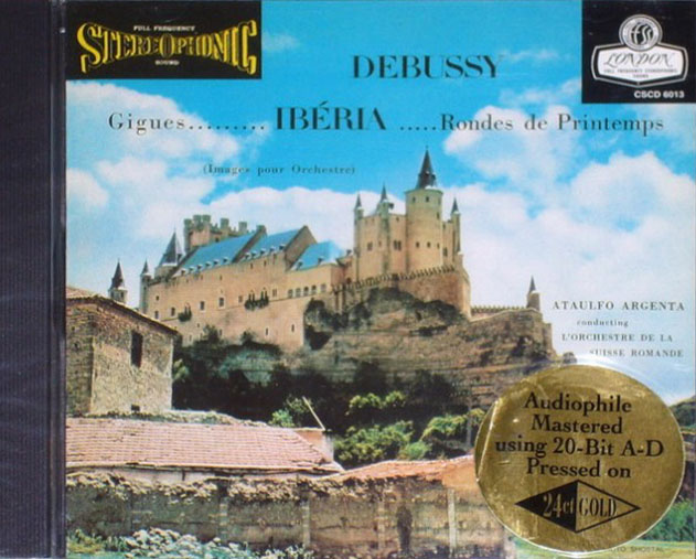 24K金碟_德彪西：伊比利亚 意像管弦乐集Argenta, Orch. Suisse Romande | ape无损CD